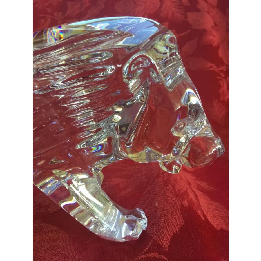 バカラ（Baccarat） ライオン フィギュリン クリスタル