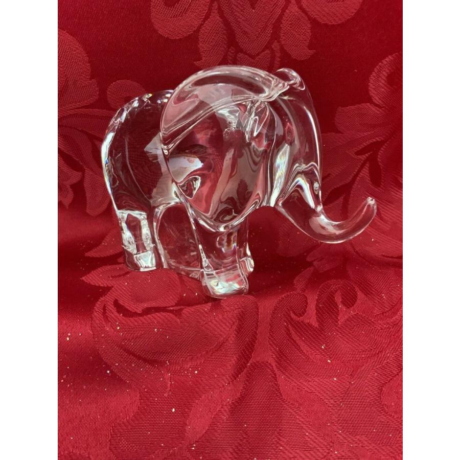 バカラ（Baccarat） 置物 エレファント ぞう フィギュリン クリスタル