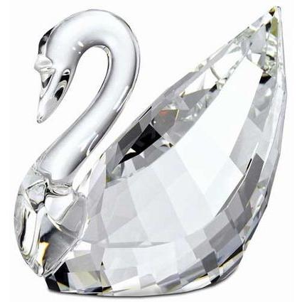スワロフスキー Swarovski クリスタル 白鳥 置物 フィギュア スワンL