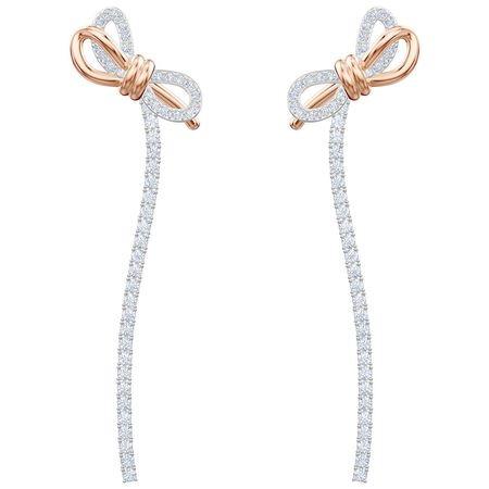 SWAROVSKI（スワロフスキー） リボン LIFELONG BOW ピアス 5447083