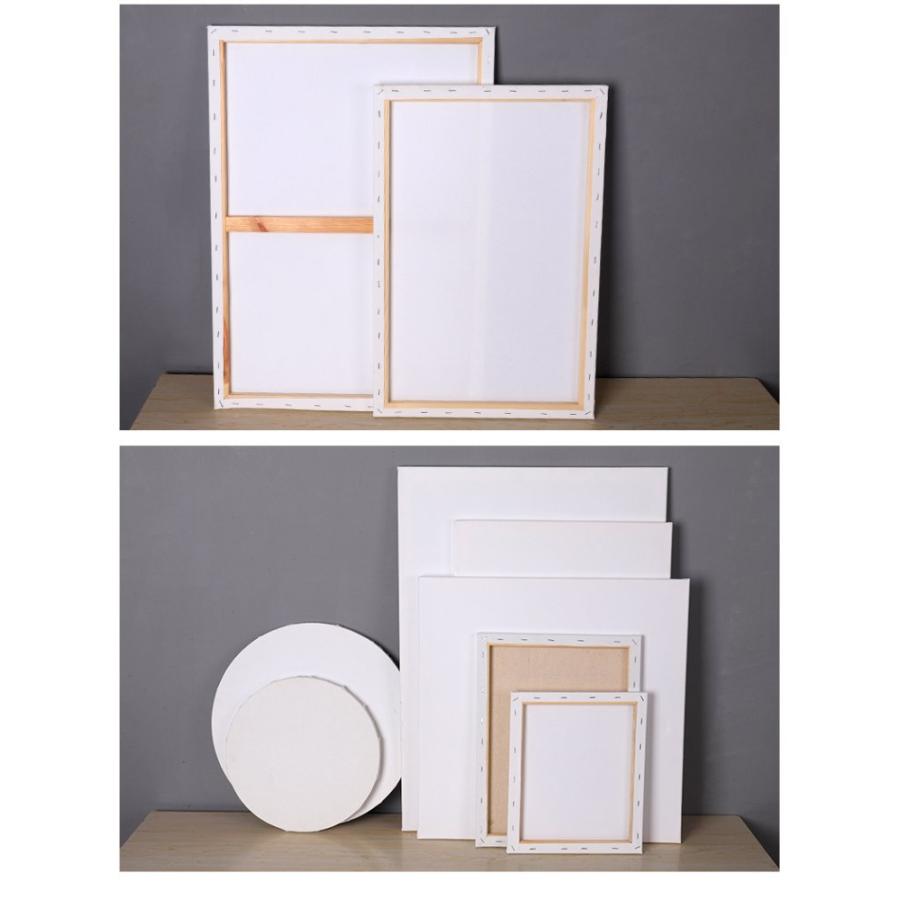 キャンバス 20*25cm 6枚/セット キャンバスボード 綿 中目 木製