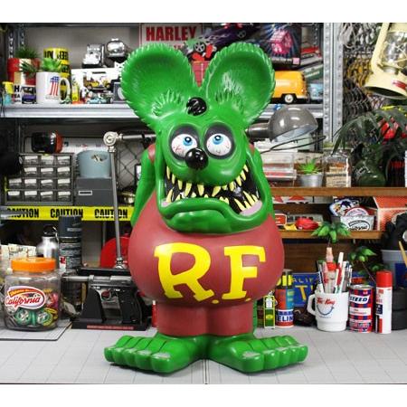 ラットフィンク フィギュア 貯金箱 大容量 おしゃれ 500円玉