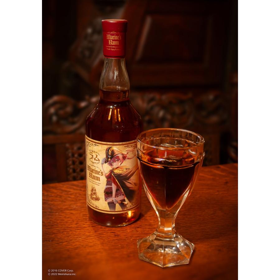 明利酒類 ホロライブ 宝鐘マリン マリンズラム ラム酒 700ml 化粧