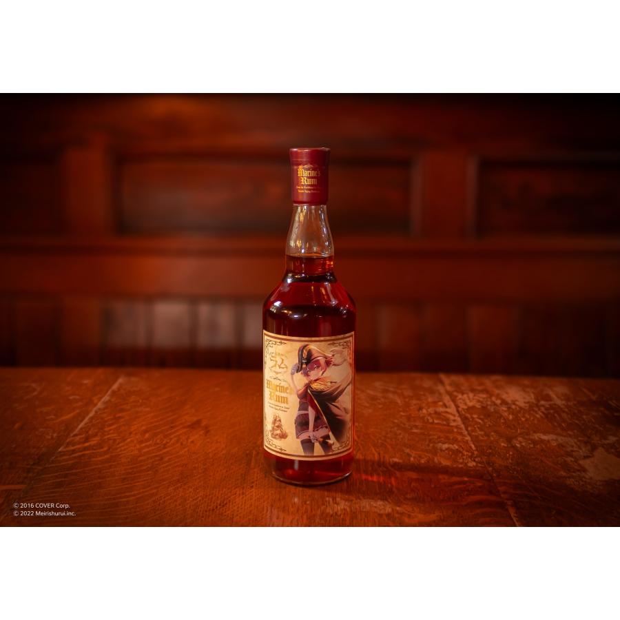 明利酒類 ホロライブ 宝鐘マリン マリンズラム ラム酒 700ml 化粧