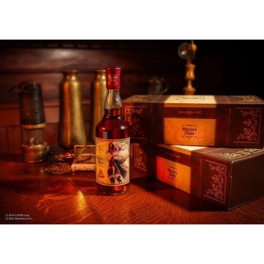 明利酒類 ホロライブ 宝鐘マリン マリンズラム ラム酒 700ml 化粧