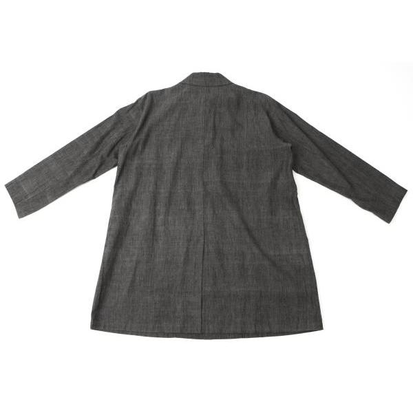 ヨーガンレール（JURGEN LEHL） コットンハーフシャツコート グレーM