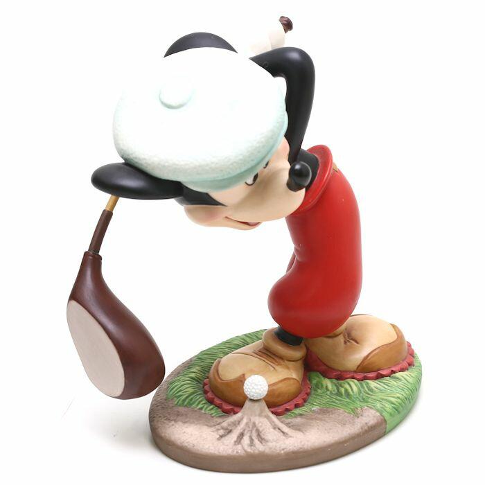 Disney（ディズニー） ミッキーマウス ゴルフ 置物 陶磁器 フィギュア