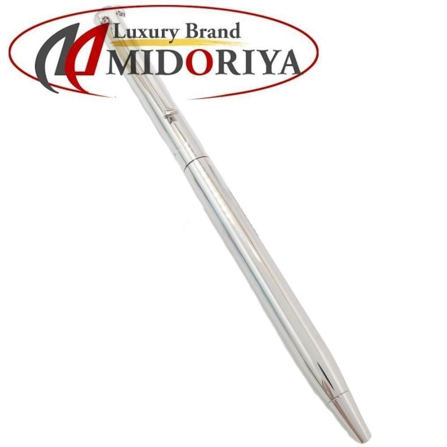 TIFFANY&Co.（ティファニー） ボールペン CLINIQUEロゴ シルバーメタル