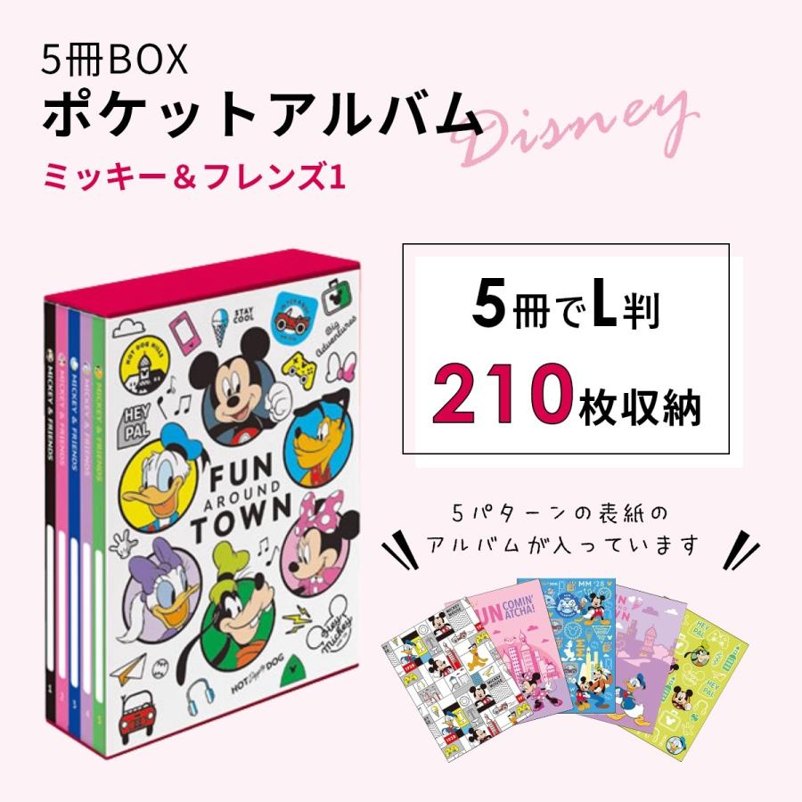 フォトアルバム ミッキー&フレンズ1 ナカバヤシ キャラクターアルバム