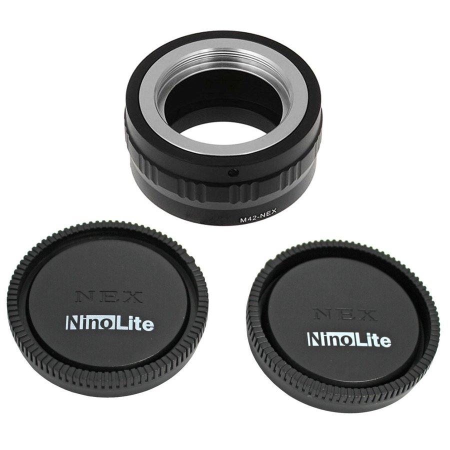 3点セット M42-NEX アダプター と ソニー Eマウントレンズ 用キャップ
