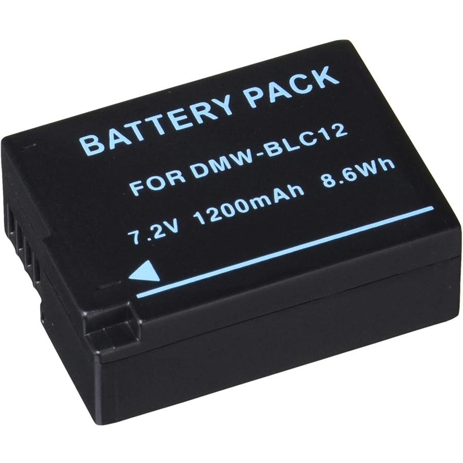 パナソニック Panasonic DMW-BLC12 互換バッテリー LUMIX DMC-FZ200