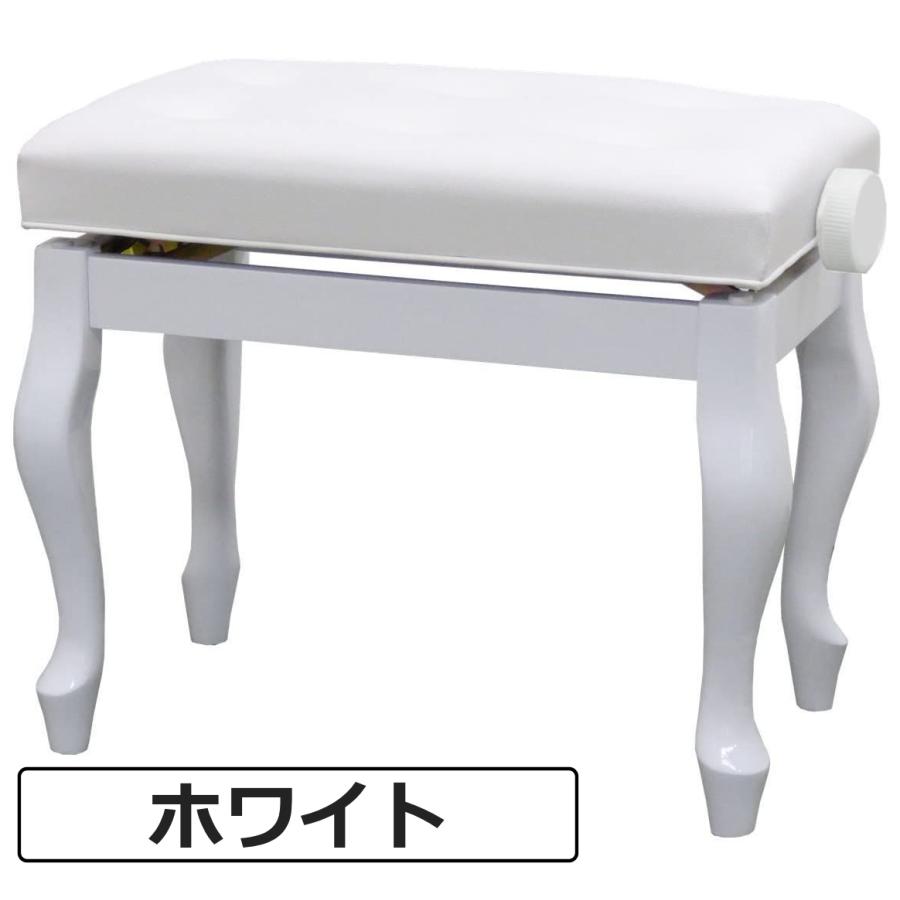 ピアノ専門店 高低自在椅子】ピアノイス 猫脚 高さ47〜57cm 無段階高低