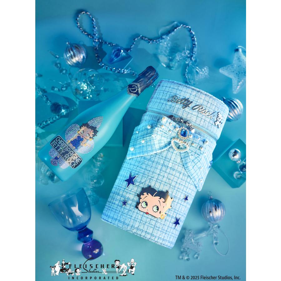 シャンパンD.ROCK BETTY.ROCK TWEED BLUE ベティブープ ブルー ベティ