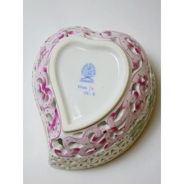 ヘレンド ファンタジー ハート型ボンボニエール(6200/C) : ピナコテカ