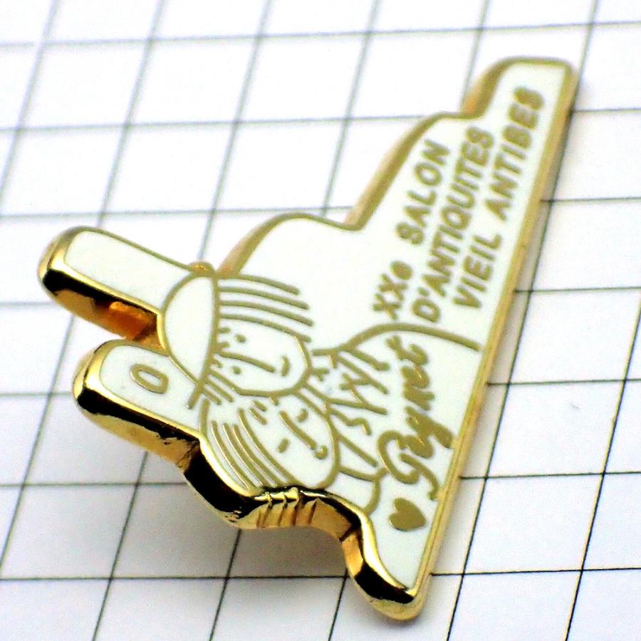 ピンバッジ・ペイネ画カップル二人◇フランス限定ピンズ◇レアな