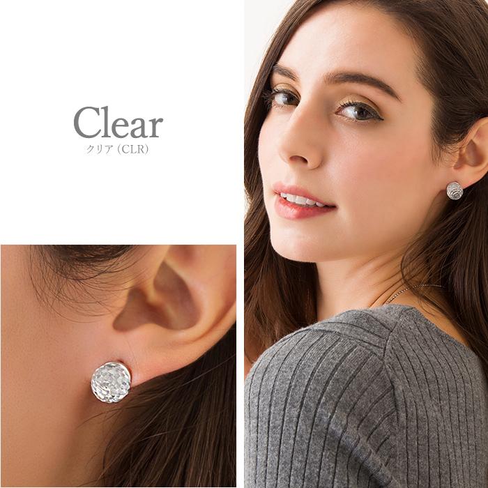 ON glass jewelry FRAGMENT clear ピアス 未使用】on glass jewelry
