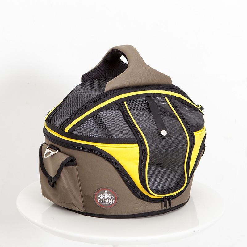 フルオープン プレミアム ペットキャリー おしゃれ 丸型 犬用 猫用