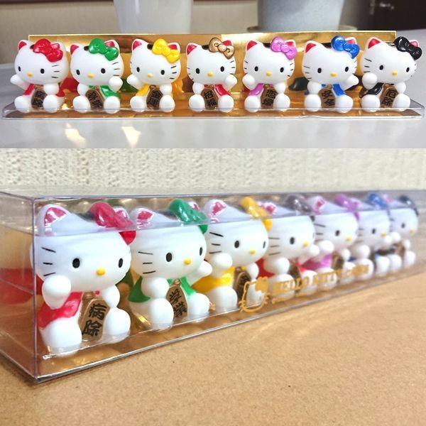 ハローキティ七福招き猫ドール (はろうきてぃ 7個入り 7体セット