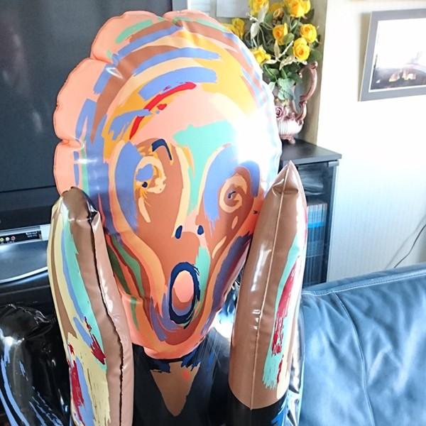 25周年特別限定公式ムンク人形「ジャンボサイズ」(ムンクの叫び,水曜