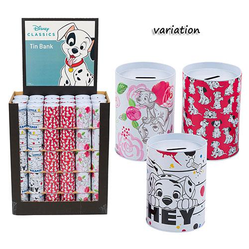 101匹わんちゃん 貯金箱 ( ホワイト／ローズ ) 17339c ちょきんばこ