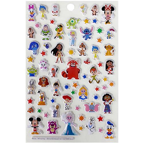 ディズニー 100th ステッカー ブック 4シート 17765 シール ぷくぷく