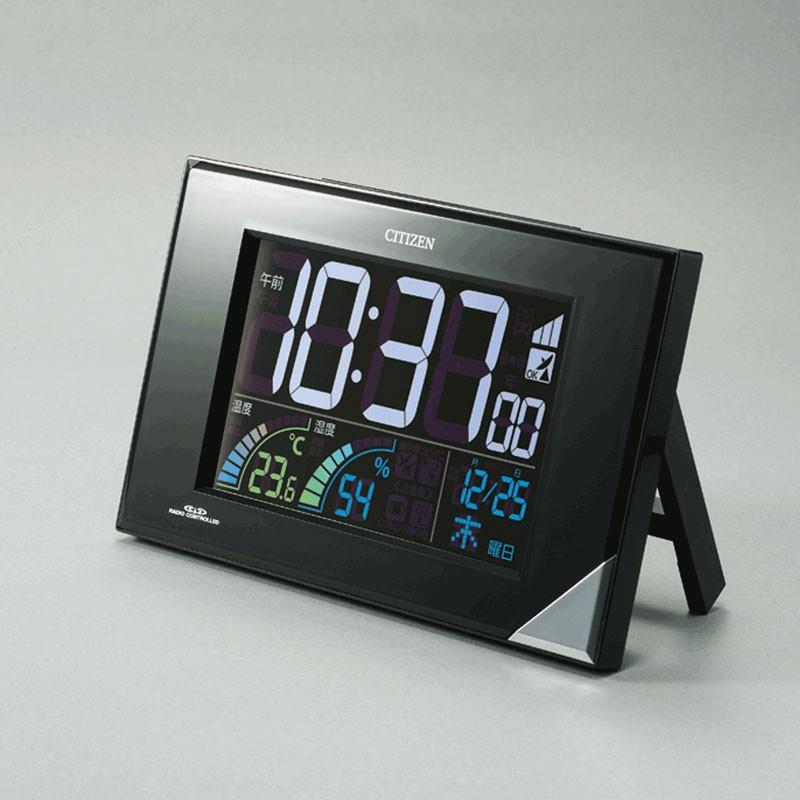 CITIZEN（シチズン） 置き時計 デジタル 電波時計 湿度 温度