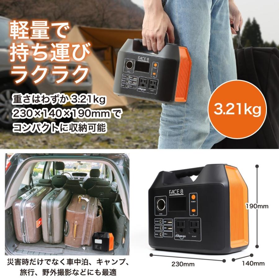 ポータブル電源 大容量 110000mAh / 407Wh 蓄電池 最大出力350W 日本