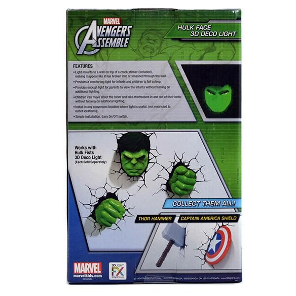 3D デコライト / マーベル： ハルク フィスト 楽天市場】Hulk Face