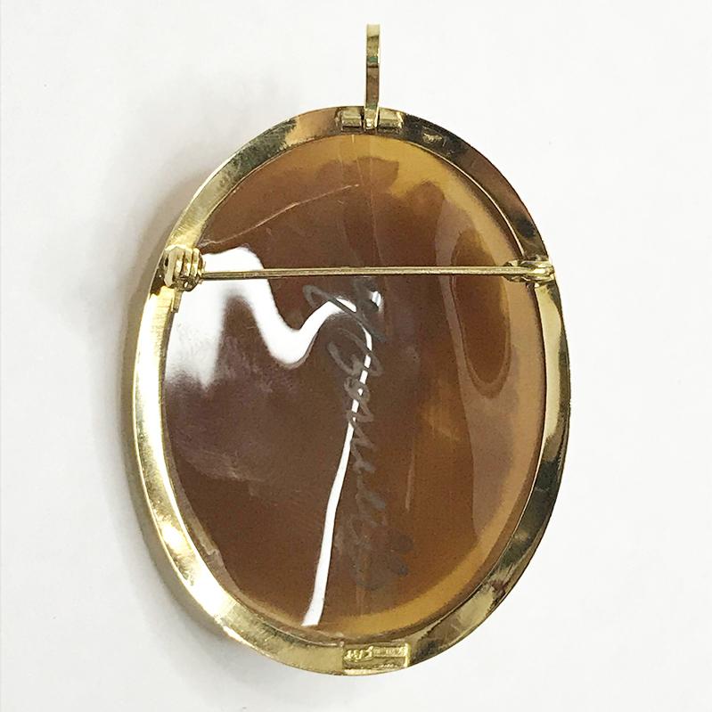 750 K18パールとダイヤモンドのブローチ2WAY 750 K18パールと