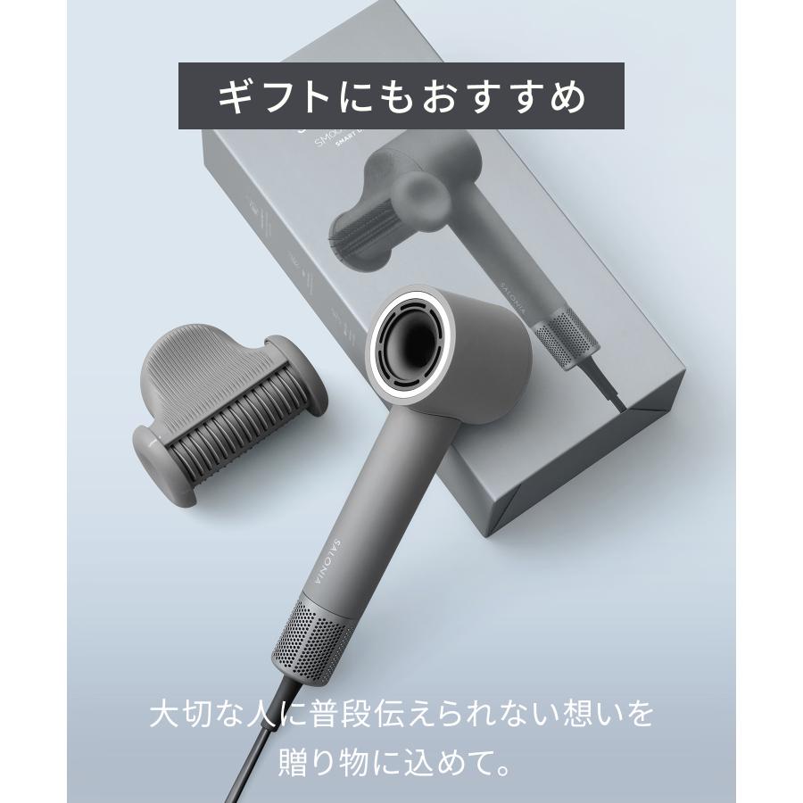 SALONIA（サロニア） ドライヤー ドライヤー 大風量 速乾 スムース