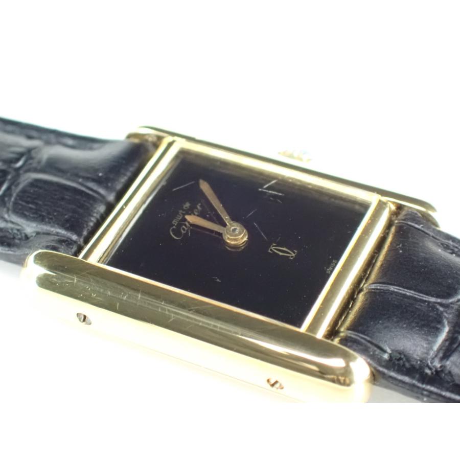 Cartier（カルティエ） マストタンク SM オニキス文字盤 手巻き 新品