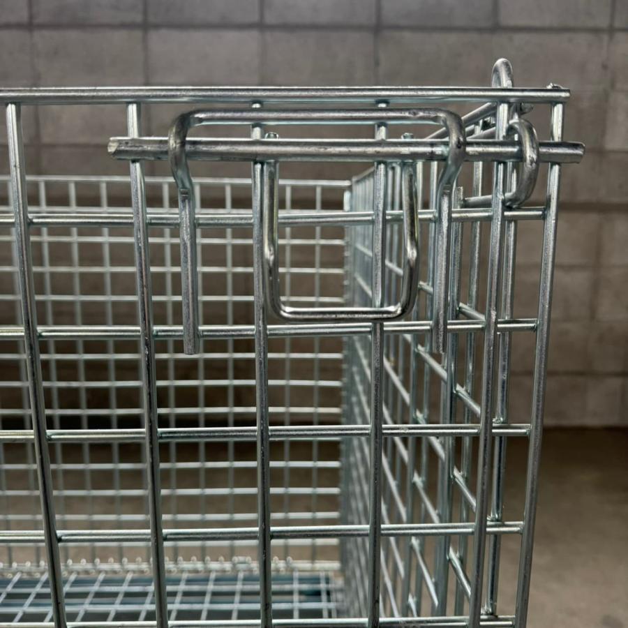 中古 メッシュパレット 800×1000×850 網カゴ 網パレット 鉄
