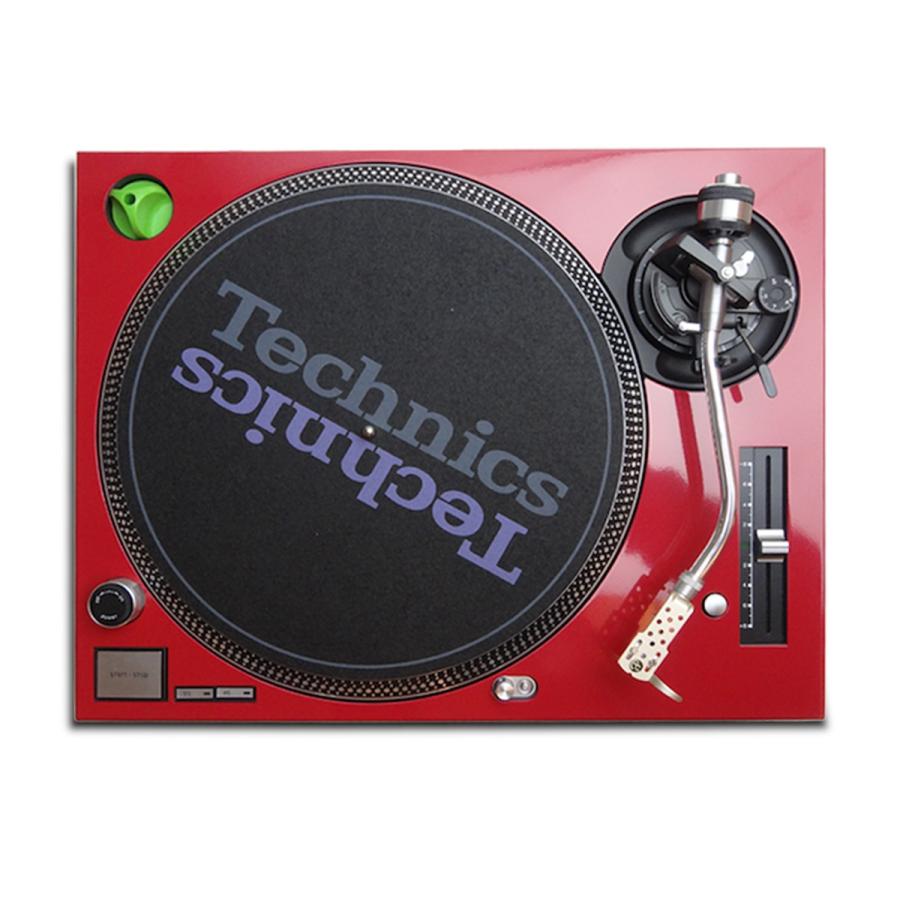 ターンテーブル カバー (Faceplate) レッド 1枚 （for Technics SL