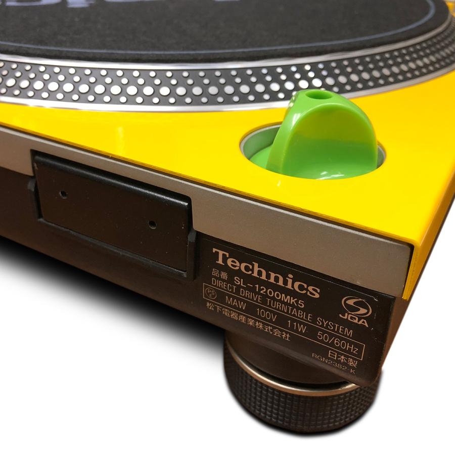 ターンテーブル カバー (Faceplate) イエロー 2枚組 （for Technics SL