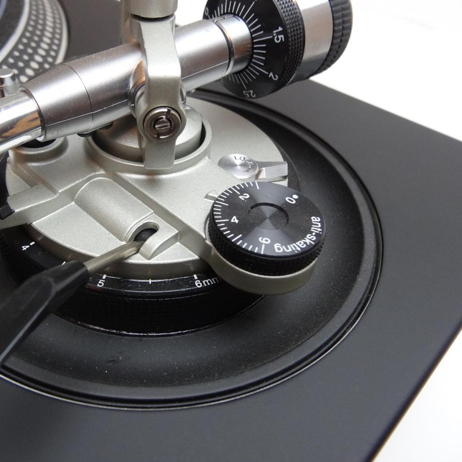 ターンテーブル カバー (Faceplate) つや消しブラック 2枚組 （for