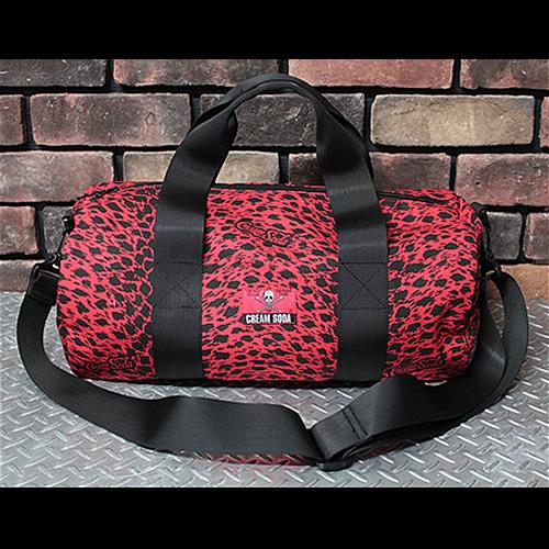 クリームソーダ（CREAM SODA） ◇CS ヒョウ柄ドラムバッグ◇ PD17BAG