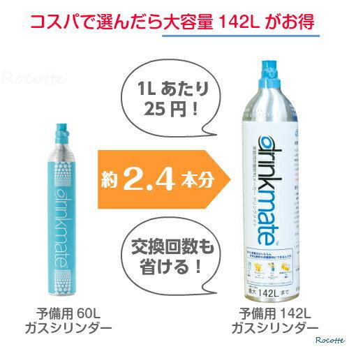 drinkmate ドリンクメイト ガスシリンダー 予備用 DRMLC901 マグナム
