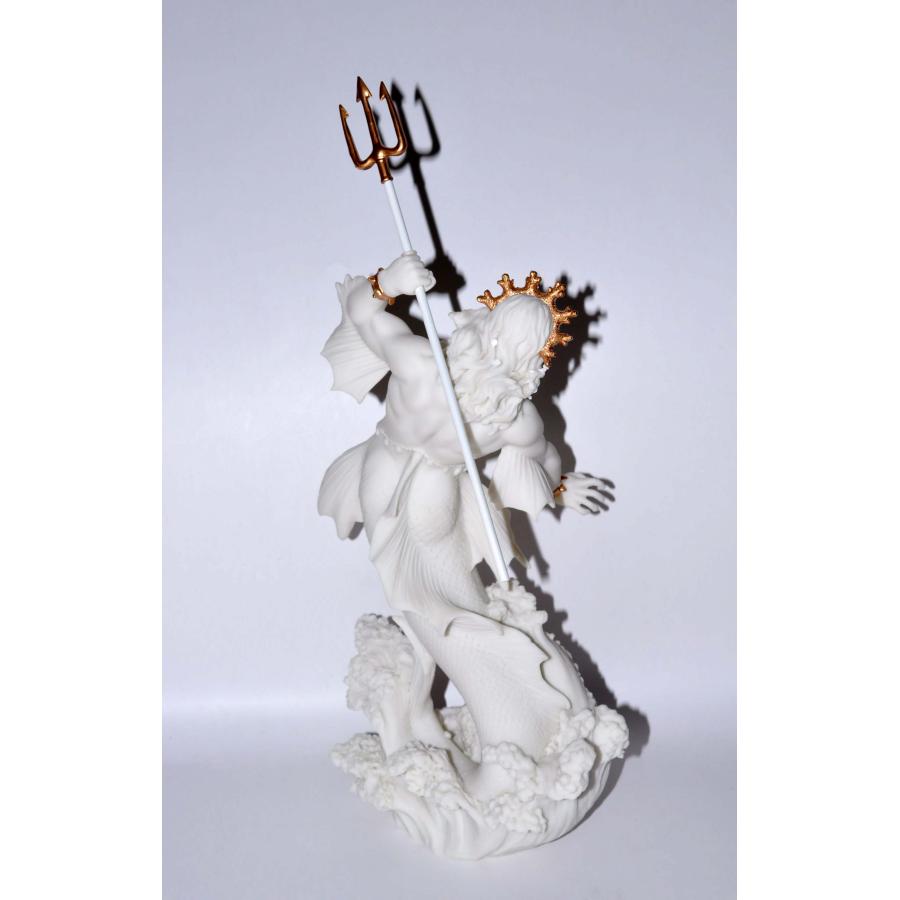 ネプチューン（ポセイドン）の像 高さ:60 cm ネプチューン（ポセイドン