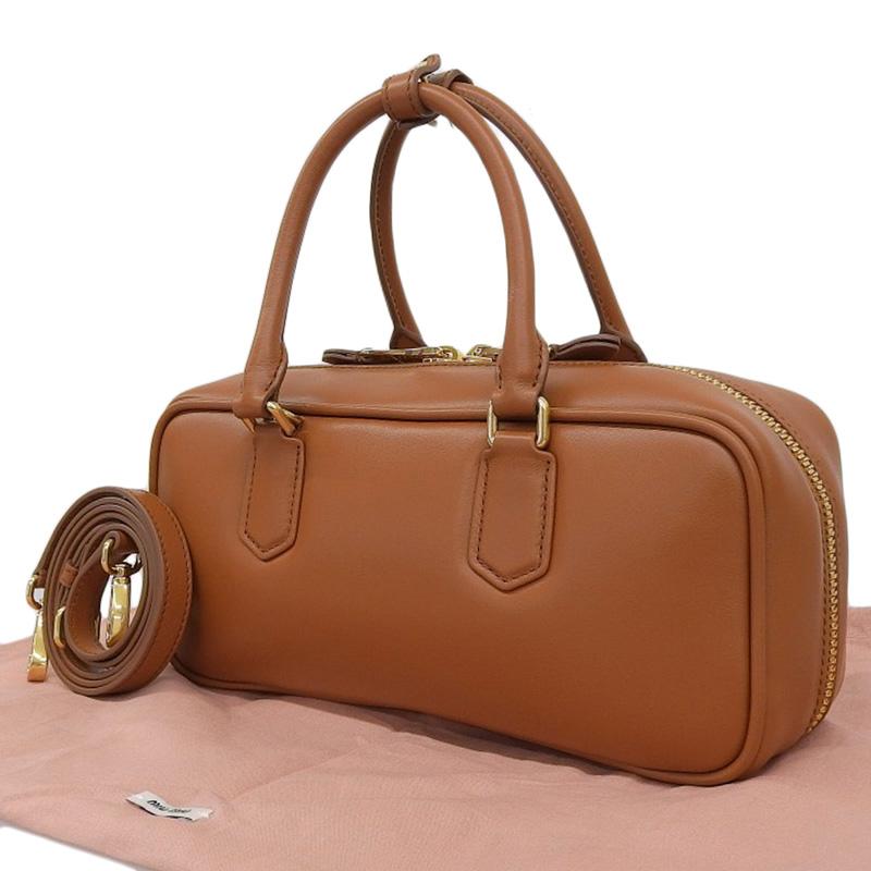 miu miu（ミュウミュウ） アルカディ ラージ 2WAYバッグ ハンドバッグ