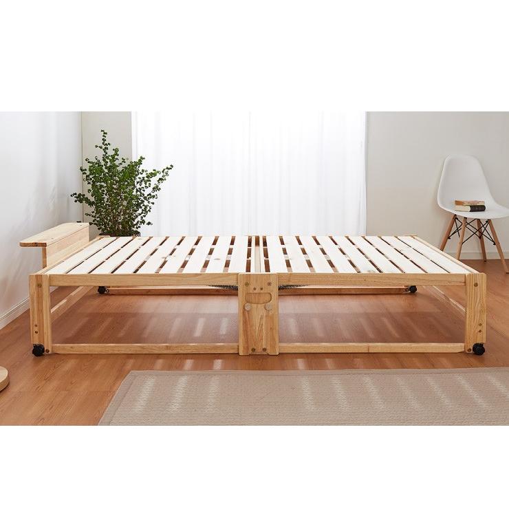 中居木工 シングル 折り畳みベッド すのこ NK-2500