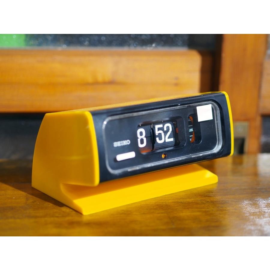 SEIKO（セイコー） パタパタ時計 SEIKO DP632 T イエロー 50Hz/60Hz