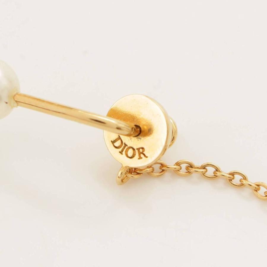 DIOR ロゴキューブ ピアス 正規品 USED ディオール スター ゴールド