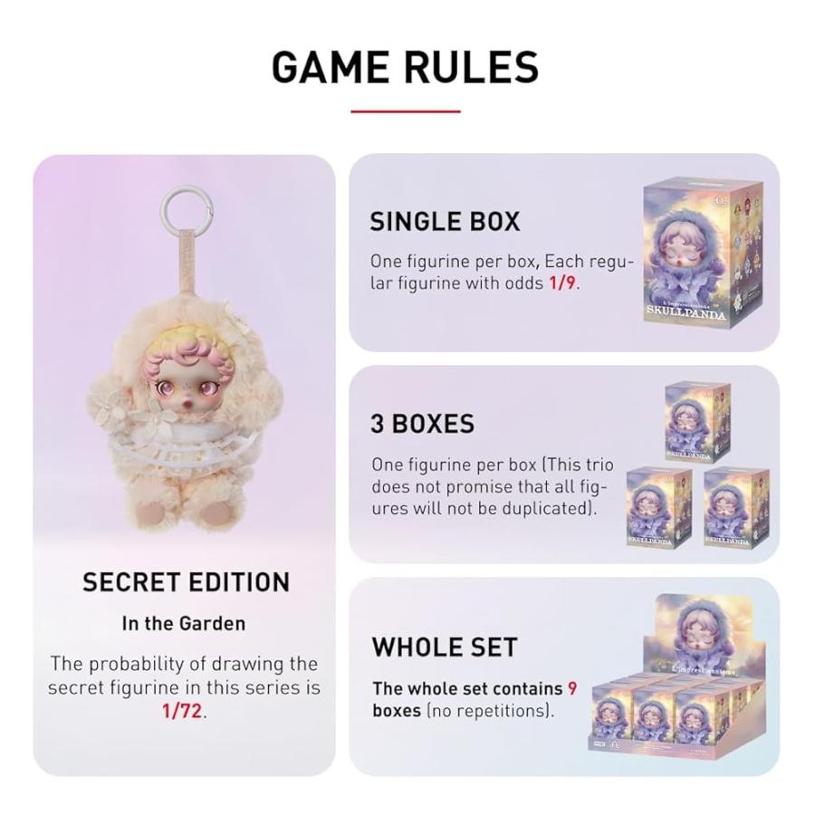 SKULLPANDA L'impressionnisme 9種類 アソート SKULLPANDA L