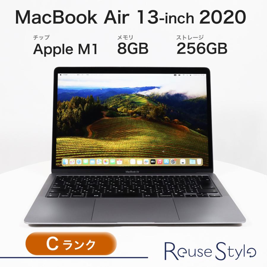 MacBook Air スペースグレイ M1 8gb 256gb Apple MacBook M1チップ 13