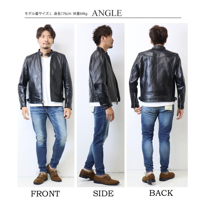 SCHOTT レザー シングルライダースジャケット サイズM Schott N.Y.C