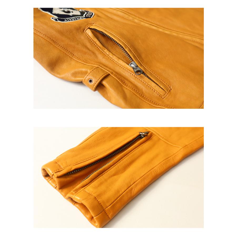 希少色 XL】アヴィレックス レザージャケット シングル ライダース