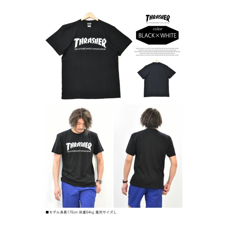 THRASHER（スラッシャー） ロゴプリント 半袖 Tシャツ マグロゴ ロゴT