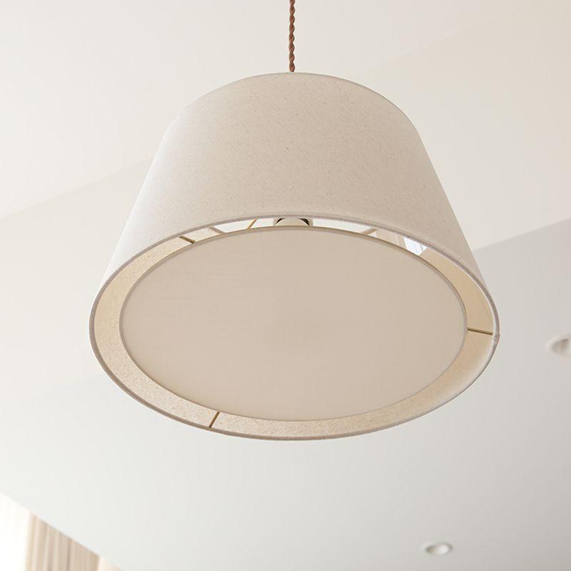 天井照明 ペンダントライト LinenMix 3灯ソケット／スマートLED電球