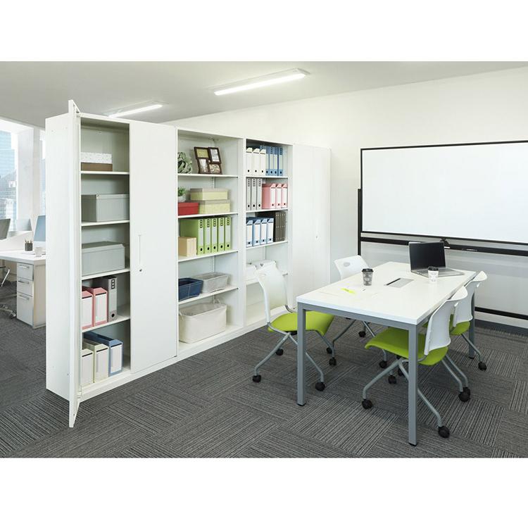 オープン書庫 3段 キャビネット 高さ105cm オフィス収納 システム収納