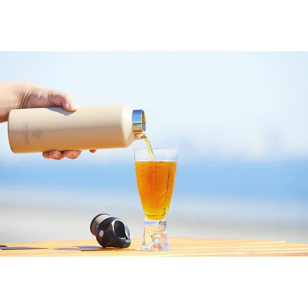 REVOMAX 炭酸ボトル 950ml 保冷・保温 ワンタッチ開閉 真空断熱ボトル